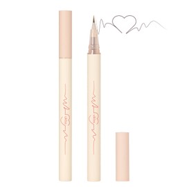 ukiss Ultra Thin Eyeliner for Shadows, Teardrop Bag, Lid Liner, Liquid 0.02 fl oz (0.55 ml) (Eyeliner, 02 Brown)