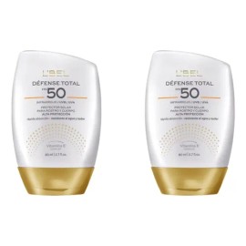Set De 2 Protector Solar 80 Ml Defense Total De L'bel Fps50
