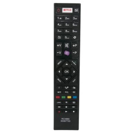 Ersatz Universal Fernbedienung Passend für Telefunken VOX Toshiba Bush DIGIHOME DURABASE Polaroid DUAL FINLUX HITACHI TV RC4880