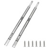 Yoohey 6 Pairs Metal 12 Inch Drawer Slides, Ball Bearing
