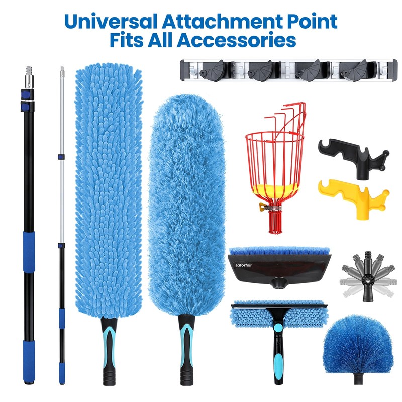 25ft High Ceiling Duster Kits with 5-18ft Heavy Duty Extension