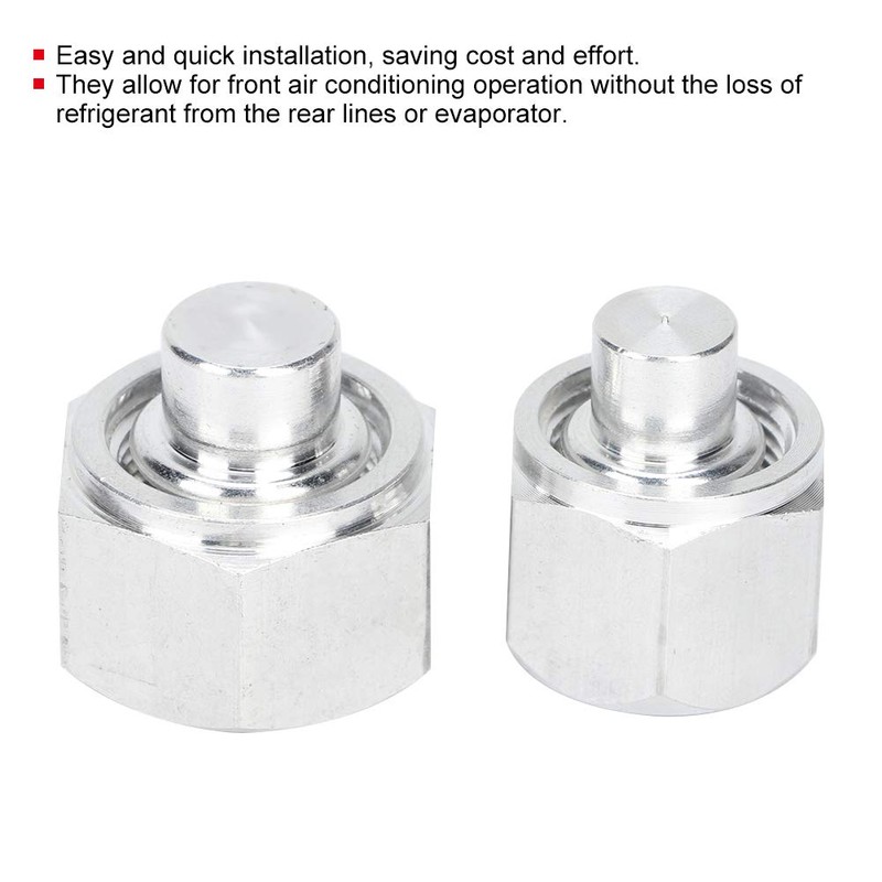 AC Block Off Kit, 2Pcs Rear A/C Block Off Kit