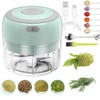 Electric Herb Grinder with Mini Scoop & Brush - 3.5-Inch