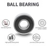 Yeanifeana 24PCS 608-RS Ball Bearing, Double Rubber Sealed Shielded Miniature