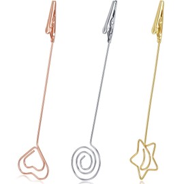 Wullina 3PCS Clips for Joints, Multi-Functional Picture Card Holders for Tables, Bracelet Necklace Jewelry Helper Tool