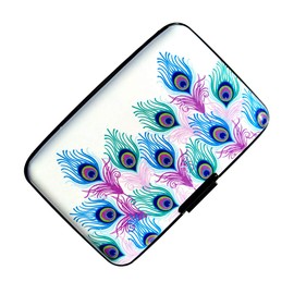 EZZLife RFID Blocking Card Case, 6 Slots Aluminum Portable Travel Identity ID/Credit Card Safe Protection Card Holder Hard Case Wallet for Men and Women