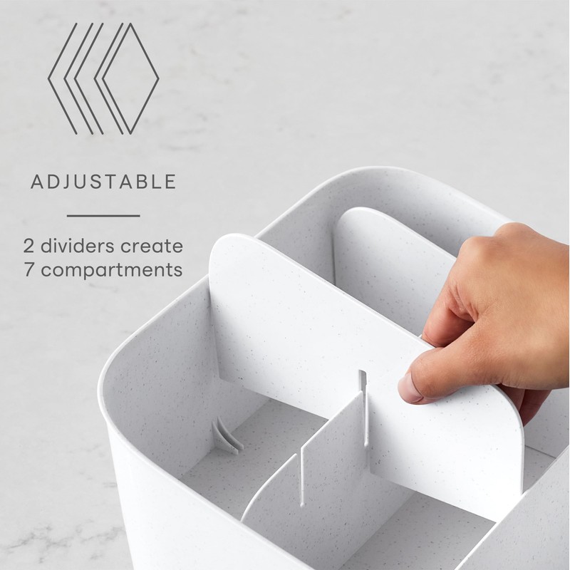 YouCopia ShelfBin Adjustable Snack Bin, BPA-Free Divided Storage Basket for