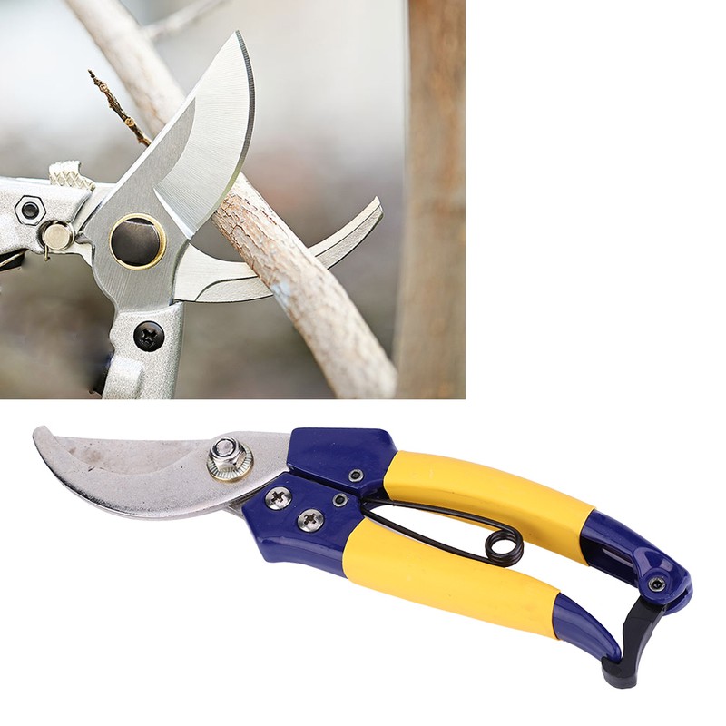 8in Pruning Shears Garden Trees Flowers Trimming Scissors with Double