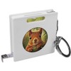 'Smiling Red Squirrel' Keyring Tape Measure/Spirit Level Tool (KM00041691)