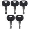 BYOBYO 5Pcs Black 14603 Equipment Key, Machinery Ignition Keys,Machinery Ignition