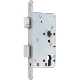BKS Panic Lock with Automatic Latch 55 mm 72 mm Nut 9 mm DIN Left End 20 x 235 mm Off.Stainless Steel Fkt.E with Interchangeable No. B 2126 0041