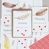 10000 PCS Red Dot Stickers 1/4" Round Circle Dot Stickers