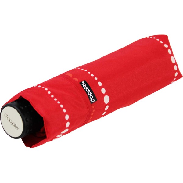 Doppler Fibre-Coloured Pocket Umbrella Havana Sydney, red