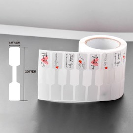 GICOHI 1000 PCS 4 Mixed Designs Jewelry Tags,Rectangular Rolled Self Adhesive Stickers, Jewelry Price Labels for Necklaces Bracelets Rings Display