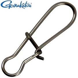Gamakatsu Hyper Ez Snap - Carabiner for Spin Fishing for Pike & Zander, Hook for Spin Fishing, Snaps for Predator Fishing, Size/Load Capacity/Package Contents:Size 4/48 kg/7 Pieces