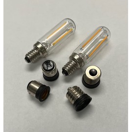 Exit Sign Replacement Bulb/Exit Sign Retrofit Kit. LED Light Brighter, Long Life. No Modification Required. Works for All Signs and All Base Types (E12, E17, BA15D: Variety Pack, 2 Pack Kit)
