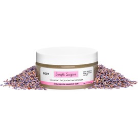 Hidratante Exfoliante Limpiador Corporal De Lavanda Con Aceite De Emú. Formulado Para Piel Sensible, Eccema, Piel Seca, Psoriasis Y Queratosis Pilaris.