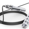 Jumping rope sport: flexible jumping rope - Color: silvery