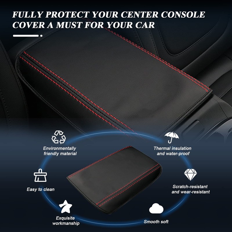 BIBIBO Armrest Cover Compatible with Hyundai Tucson NX4 2021-2024 (Automatic