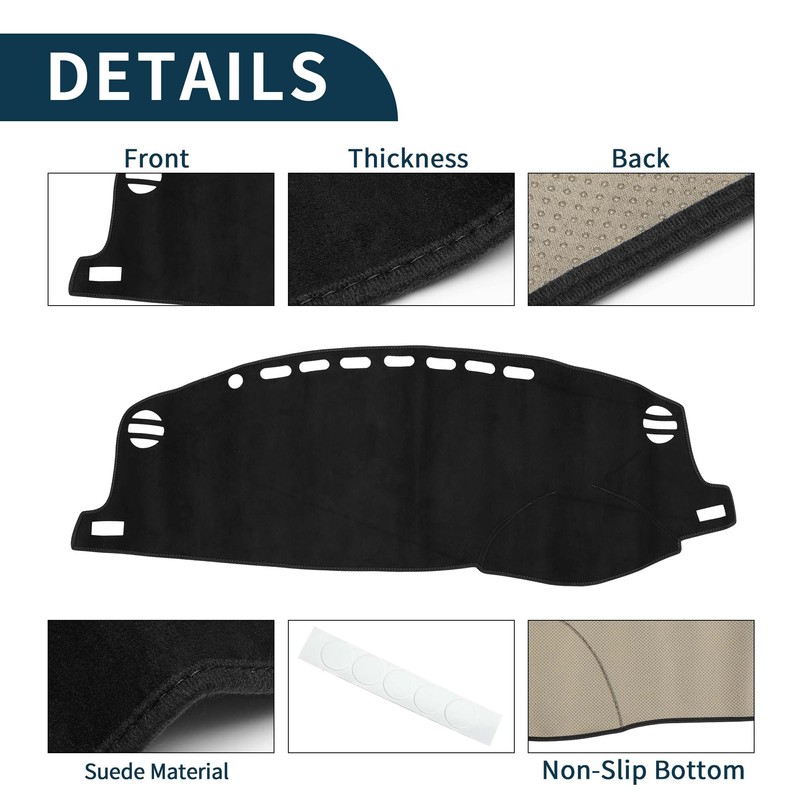 TUCKBOLD For Lexus CT 200H 2011-2019 Dashboard Mat Car Dashboard