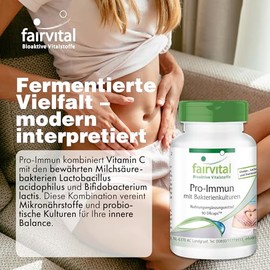 Probiotic Immune Probiotischen Cultures for Healthy Digestion and a smooth Flora Balance, 90 Säureresistente DRcaps 5 MRD Milchsäurebakterien per day