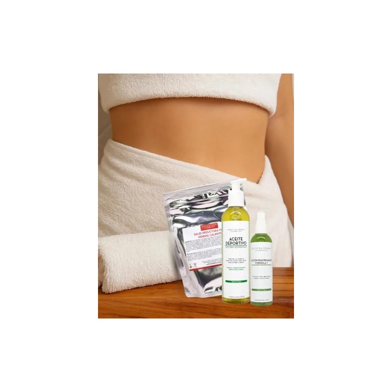 B Natural Spa Kit Vendas Calientes con Aceite Reductivo Efecto
