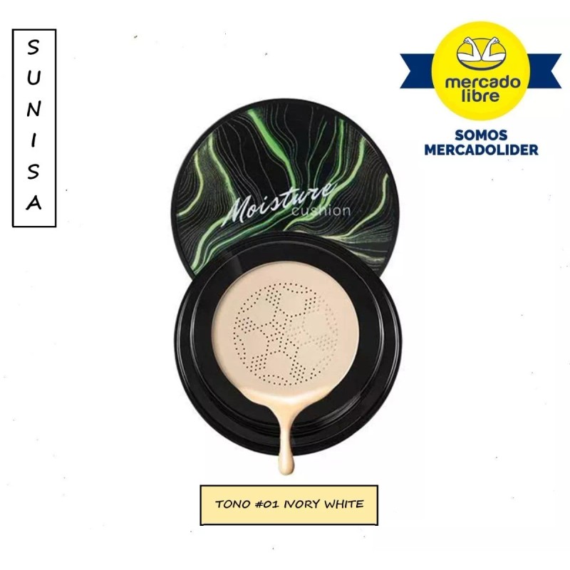Moinsture Cushion Chafful Maquillaje Alta Cobertura Tono 01 Ivhory Sunisa