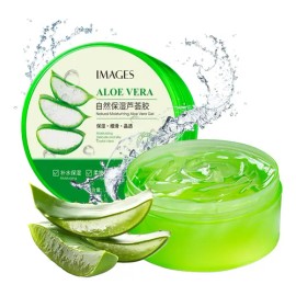Gel Hidratante Images Con Aloe Vera Refresca, Repara E Hidrata La Piel Seca, Grasa Uso En Rostro, Cuerpo Y Cabello Textura Ligera 220g                