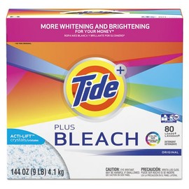 Laundry Detergent with Bleach, Original Scent, Powder, 144oz Box