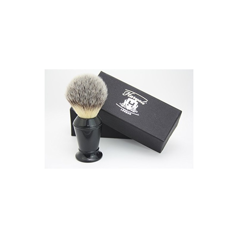 Synthetic Hair Shaving Brush Pure Black with Classic Box Gift