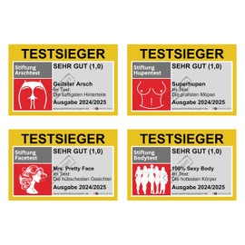 60 x Men's Test Winner Malle Sticker Set/Malle Sticker Set/Festival Sticker/Party Sticker/Sauf Sticker/Mallorca/Festival/JGA/Oktoberfest Sticker (5.5 x 8.5, 60 Pieces)