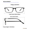 YTDBNS Reading Blue Light Blocking Glasses - 2 Pack Computer