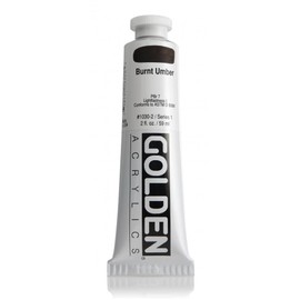 GOLDEN Heavy Body Acrylic Colour 60ml Tubes Burnt Umber Light