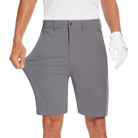 Golf Shorts Men Lightweight Outdoor Sports Travel Essential Camping Must Have Hiking Supplies,Dark Charcoal