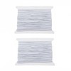 JIEHU 2 Pcs Stretchy White Bracelet String, Bead Elastic Thread,