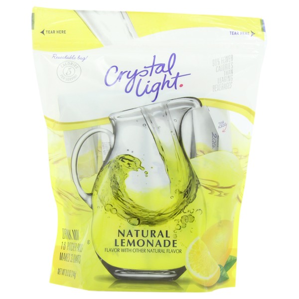 Crystal Light Lemonade Drink Mix (16 Pitcher Packets), 1count