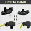 Weed Eater Bladed Head, Compatible with ACFHRL2&AC14RL3A,RYOBI ONE Head 18V,