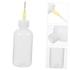 Hohopeti 6 Pack Plastic Glue Squeeze Bottles Refillable Cosmetic Container