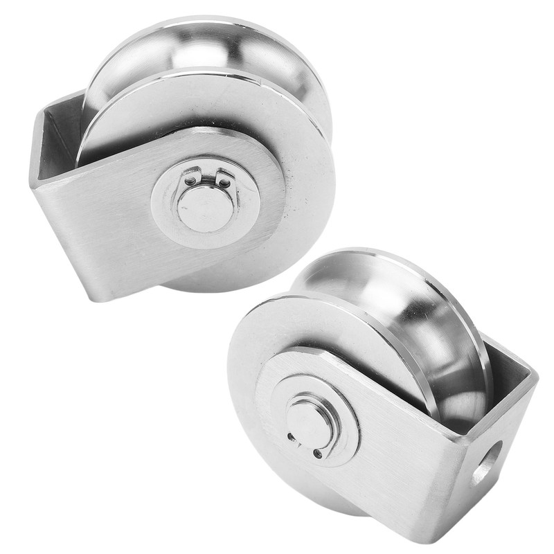 U Type Groove Wheel Stainless Steel Track Pulley for Sliding