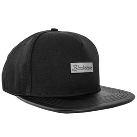 Blackskies Vanguard Snapback Cap Black Men's Baseball Cap Suede Synthetic Leather