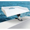 Boat Cutting Board Bait Table Filet Board For Fish Cleaning Station White Fishing Fillet Table, In Single Rod Holder With Plier Storage and Knife Slot, Marine Accessories For Boats Grill