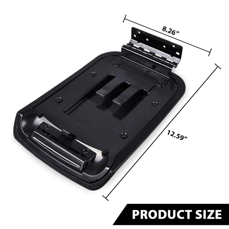 Center Console Armrest Lid w/Latch Compatible with Ford Mustang 2005