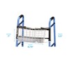 NOVA Folding Walker Basket with Cup Holder Bottom Liner Insert,