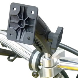 BuyBits Original Extended M8 Motorcycle GPS Mount & 4 Hole AMPS Plate for TomTom Rider 40 400