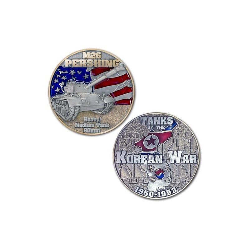 M26 Pershing Tanks of The Korean War Challenge Coins