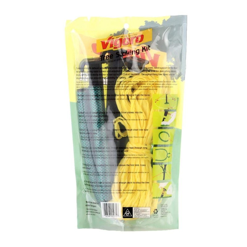 Vigoro CASE of 8 Kits Heavy Duty Tree Staking Kit,