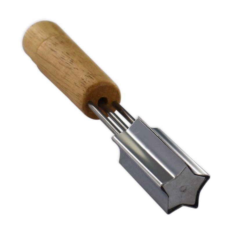 Fackelmann 4901950 Cheese / Vegetable Decorator, Cheese Slicer Star or