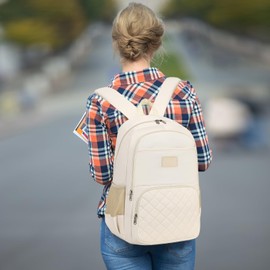 CAMTOP Laptop Backpack 15.6 Inch School BookBag College Casual Daypacks Backpacks Teacher Work Travel for Teens Girls Women