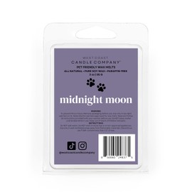 Midnight Moon | Pet Safe Wax Melts | All Natural Soy | Non-Toxic | Dog Friendly | Vet Approved | Long Lasting Home Fragrance | Pet Odor Eliminator | Clean Burning Wax Cubes | Safe Air Freshener