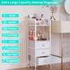 HapiRm Rolling Makeup Cart Organizer - Floor Skincare Make Up